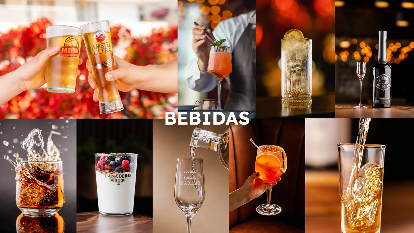 Fotografía comercial de bebidas producida por Bokken